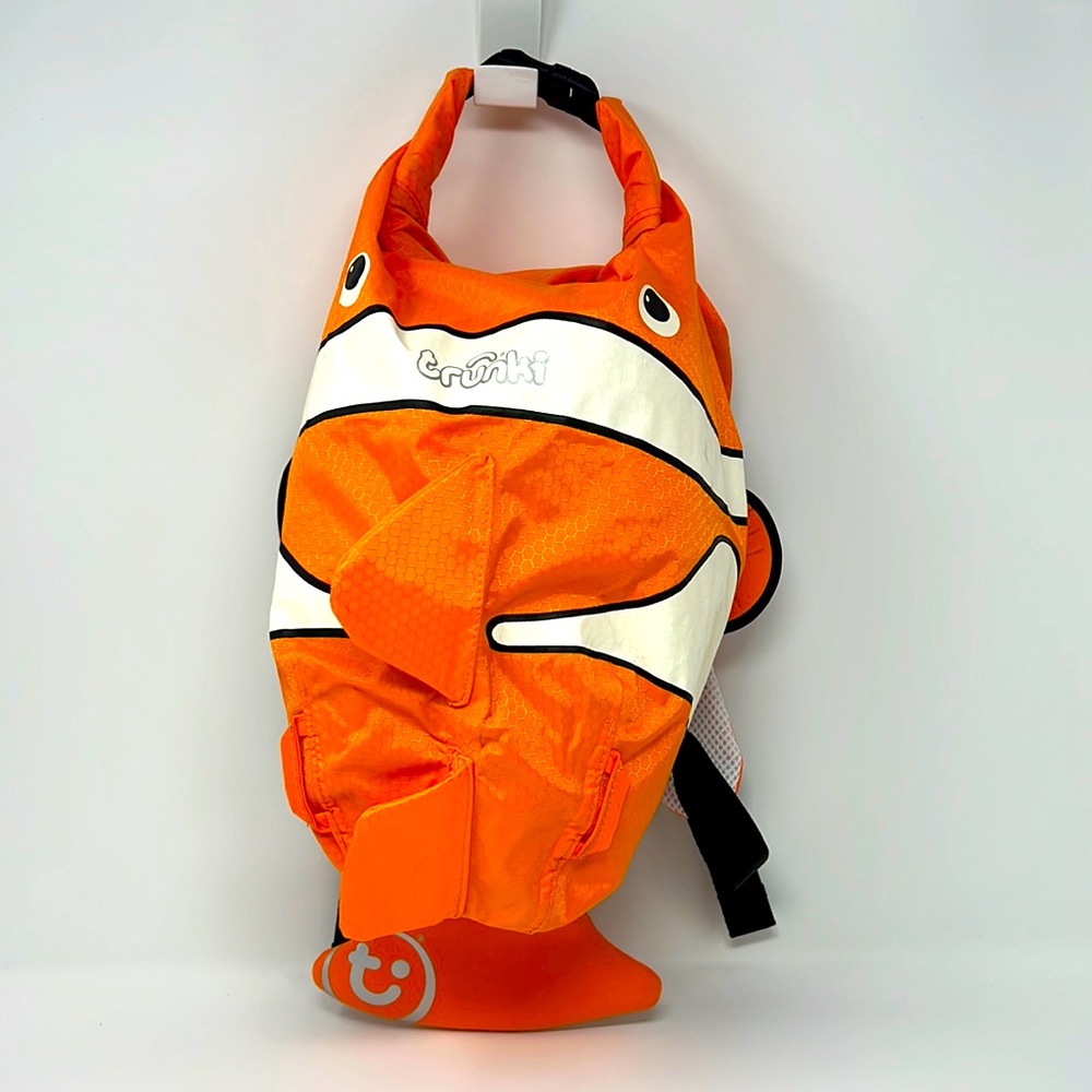 Trunki Kid’s Waterproof Swim & Gym Bag- PaddlePak Chukles Clownfish (Orange)